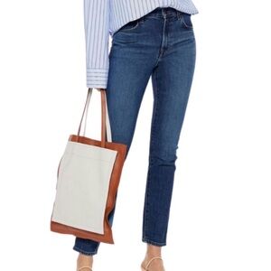 J Brand Ruby High Rise Slim Straight Leg Jeans in Romance Wash